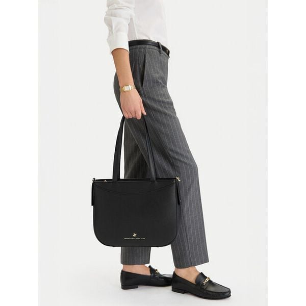 Torebka Beverly Hills Polo Club. Czarne torebki klasyczne damskie Beverly Hills Polo Club, bez wzorów, bez dodatków. Za 219.99 zł.