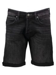 Jack & Jones Szorty dżinsowe "Rick" w kolorze czarnym rozmiar: XL. Czarne szorty męskie Jack & Jones, z jeansu, bez kołnierzyka. Za 91.77 zł.