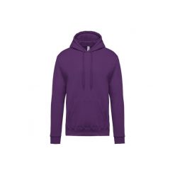 Bluza z kapturem Kariban. Fioletowe bluzy z kapturem męskie KARIBAN, xl, z bawełny. Za 192.00 zł.