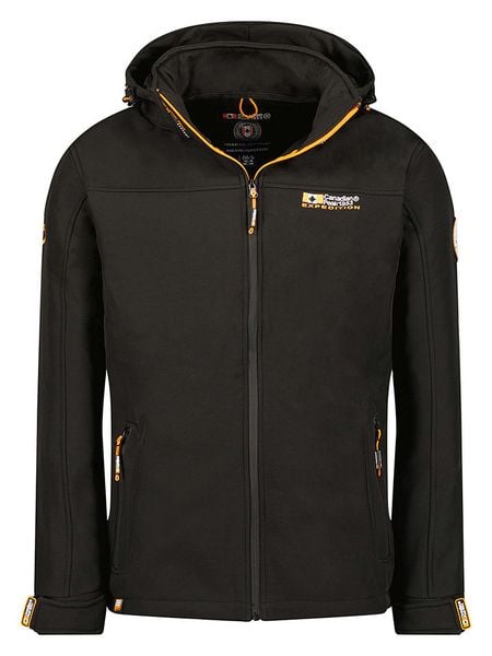Canadian Peak Kurtka softshellowa w kolorze czarnym rozmiar: S. Czarne kurtki outdoor męskie Canadian Peak, s, bez wzorów, bez kaptura. Za 156.61 zł.