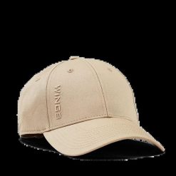 Czapka z daszkiem WINGS UNLEASH BEIGE. Brązowe czapki męskie Wings, bez wzorów, z bawełny. Za 49.90 zł.