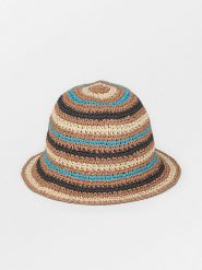 Becksöndergaard Kapelusz w kolorze karmelowo-turkusowym rozmiar: XS/S. Brązowe kapelusze damskie Becksöndergaard, bez wzorów, z materiału. Za 69.99 zł.