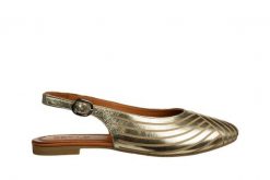 Sandały Bayla-161 037 117 125 Gold Kristal 161685, Złoty, Skóra naturalna - 37. Żółte sandały damskie Bayla, bez wzorów, z materiału, bez obcasa, na płaskiej podeszwie. W wyprzedaży za 152.10 zł.