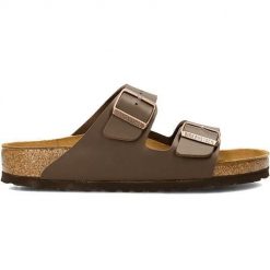 Klapki męskie Birkenstock Arizona. Brązowe klapki i japonki męskie Birkenstock, z materiału. Za 359.00 zł.