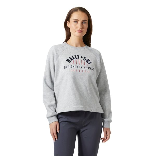 Sweter damski Helly Hansen Bliss. Szare swetry klasyczne damskie Helly Hansen, na zimę, bez kołnierzyka. Za 425.50 zł.