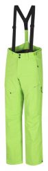 Męskie spodnie narciarskie HANNAH Kasey Lime Green 10.000 mm/h2o. Zielone spodnie materiałowe męskie Hannah, bez wzorów, z materiału, sportowe. Za 299.99 zł.