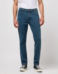 WRANGELR LARSTON MĘSKIE SPODNIE JEANSOWE JEANSY DŻINSY STORMY WASH 112360394 W18S017437. Jeansy męskie Wrangler. Za 219.99 zł.