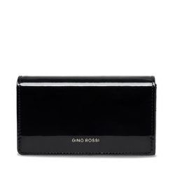 Portfel GINO ROSSI. Czarne portfele damskie Gino Rossi, bez wzorów. Za 199.99 zł.