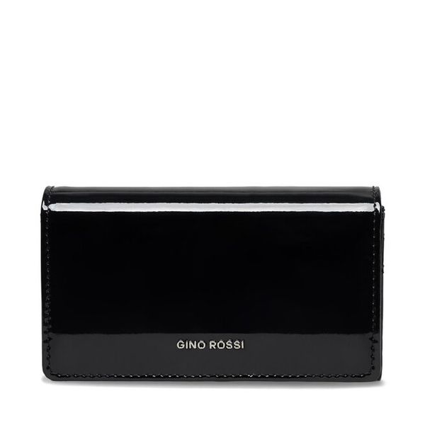Portfel GINO ROSSI. Czarne portfele damskie Gino Rossi, bez wzorów. Za 199.99 zł.