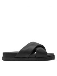 ONLY Shoes Klapki Onlminnie-12 15319588 Czarny. Czarne klapki damskie ONLY Shoes, bez wzorów, ze skóry, bez obcasa. Za 129.99 zł.