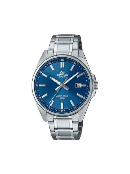 Casio Zegarek Edifice EFV-100D-2BVUEF Srebrny. Szare, analogowe zegarki męskie Casio, srebrne. Za 449.99 zł.