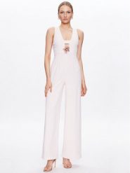 Pinko Kombinezon Tumbaya 100060 A0G Różowy Regular Fit. Czerwone kombinezony damskie Pinko, bez wzorów, z syntetyku, bez kołnierzyka, bez ramiączek. Za 1,239.00 zł.