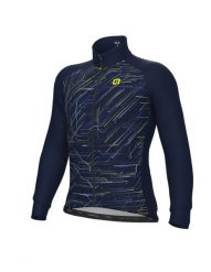 Kurtka rowerowa męska Alé Cycling Solid Byte. Niebieskie kurtki treningowe męskie ALÉ CYCLING, l, bez wzorów, z elastanu, na fitness i siłownię. Za 542.99 zł.