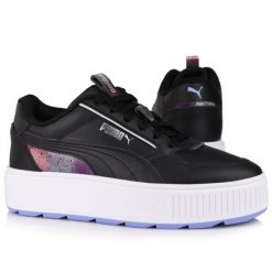 Buty sportowe do chodzenia PUMA KARMEN REBELLE NIGHT OUT. Białe buty sportowe na co dzień damskie Puma, bez wzorów, trekkingowe. W wyprzedaży za 249.00 zł.