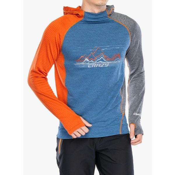 Bluza z kapturem męska Crazy Pull Director Light. Niebieskie bluzy z kapturem męskie Crazy, m. Za 508.99 zł.