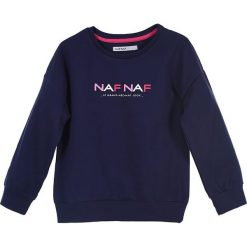 Bluza w kolorze granatowym. Niebieskie bluzy dziewczęce Daniel Hechter, Naf Naf Kids, bez wzorów, z bawełny, bez ramiączek, bez kaptura. W wyprzedaży za 42.95 zł.