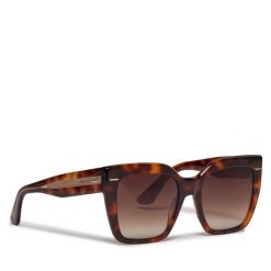 Okulary przeciwsłoneczne Calvin Klein. Brązowe okulary przeciwsłoneczne damskie CALVIN KLEIN. Za 799.99 zł.