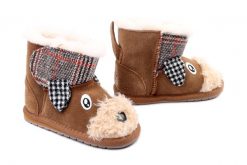 Emu Australia B13324 Tommie Terrier Walker chestnut, botki dziecięce. Brązowe botki dziewczęce Emu Australia, bez wzorów, ze skóry, bez ramiączek. Za 220.92 zł.