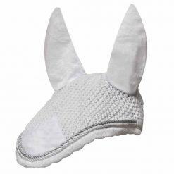Czapka przeciw owadom dla konia Schockemöehle Neo Star Fly Veil. Białe czapki męskie SCHOCKEMÖHLE, bez wzorów, retro. Za 180.50 zł.
