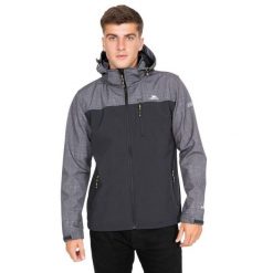 Trespass Abbott - Męski softshell ciemnoszary Marl. Szare kurtki softshell damskie Trespass, m, bez wzorów, z softshellu. Za 400.99 zł.
