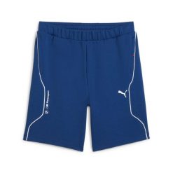 Spodenki męskie Puma BMW MMS niebieskie r L. Niebieskie szorty męskie Puma, bez wzorów, z bawełny, sportowe. Za 184.03 zł.