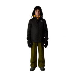 Kurtka zimowa The North Face dla chłopców - czarna, rozmiar 140. Czarne kurtki narciarskie i snowboardowe damskie The North Face, bez wzorów, z poliesteru, bez kaptura, narciarskie. Za 701.99 zł.