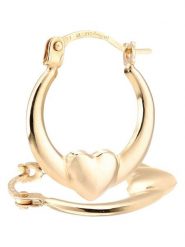 Diamant Exquis Złote kolczyki-kreole rozmiar: onesize. Żółte kolczyki damskie Diamant Exquis, złote. Za 304.99 zł.