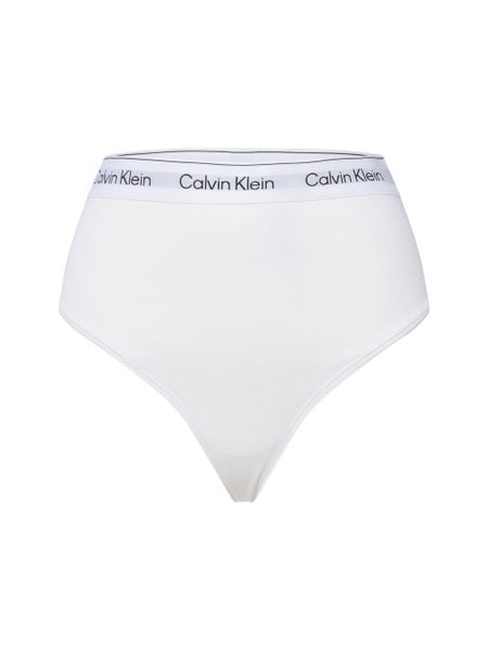 Calvin Klein Stringi Kobiety Bawełna biały, S. Białe stringi damskie CALVIN KLEIN, s, bez wzorów, z bawełny. Za 169.95 zł.