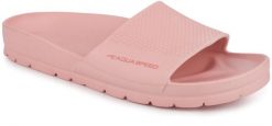 Klapki sportowe na basen plażę różowe AQUA SPEED. Czerwone klapki damskie Aqua-Speed, bez wzorów, z materiału, bez obcasa. Za 59.90 zł.
