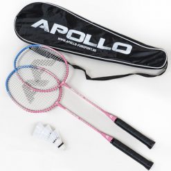 Zestaw Apollo Badminton Match Pro 400 – 2 rakiety, lotki i torba. Czerwone torebki klasyczne damskie Apollo, bez wzorów, bez dodatków. Za 160.99 zł.