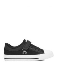 Beverly Hills Polo Club Trampki EO-CSS20377-78 Czarny. Czarne trampki i tenisówki chłopięce Beverly Hills Polo Club, bez wzorów, z materiału, bez zapięcia. Za 99.99 zł.