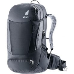 Plecak rowerowy Deuter Trans Alpine 32 EL - black/black. Czarne plecaki damskie Deuter, bez wzorów. Za 686.99 zł.