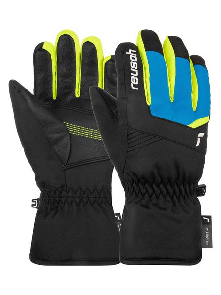 Reusch Rękawiczki funkcyjne "Bennet" w kolorze czarno-błękitnym rozmiar: 6,5. Czarne rękawiczki dziecięce REUSCH, ze skóry, bez ramiączek. Za 104.89 zł.