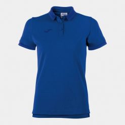 Koszulka polo do tenisa damska Joma Bali II. Niebieskie bluzki damskie Joma, xl, bez wzorów, sportowe, bez kołnierzyka, bez ramiączek. W wyprzedaży za 118.25 zł.
