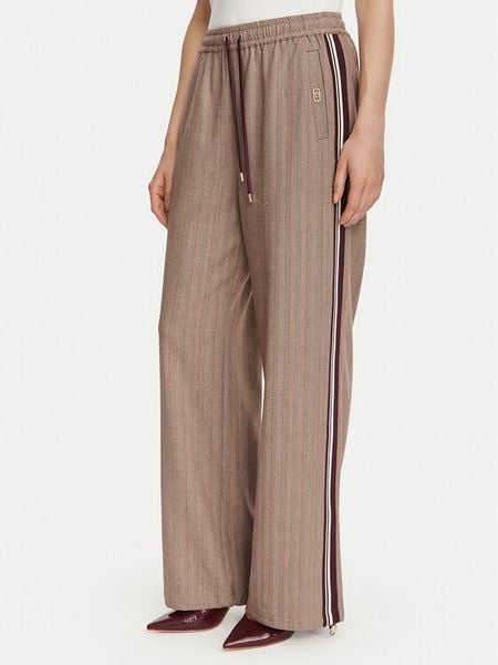 Liu Jo Sport Spodnie materiałowe TF6148 T692A Brązowy jasny Regular Fit. Brązowe spodnie materiałowe damskie Liu Jo Sport, bez wzorów, z materiału, sportowe. Za 689.99 zł.