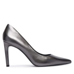 Szpilki Calvin Klein. Szare szpilki CALVIN KLEIN, bez wzorów, bez obcasa. Za 649.99 zł.