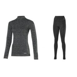 Zestaw Damskie spodnie/koszula termiczna Premium x 4. Czarne koszule damskie HEAT KEEPER, na zimę, xl, bez wzorów, z bawełny, sportowe, bez kołnierzyka, bez ramiączek. Za 511.45 zł.