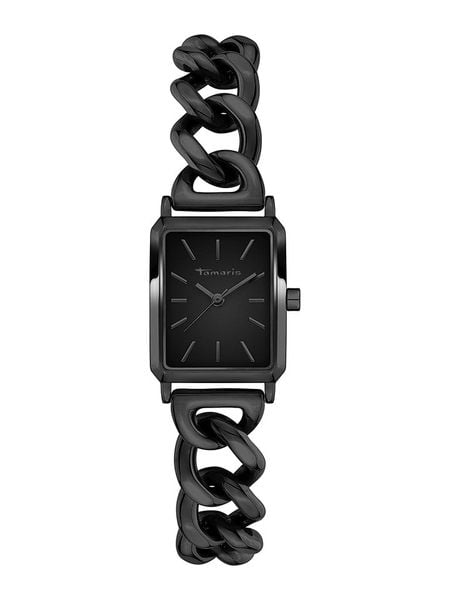 Tamaris Zegarek kwarcowy w kolorze czarnym rozmiar: onesize. Czarne, analogowe zegarki damskie Tamaris, metalowe. Za 179.64 zł.