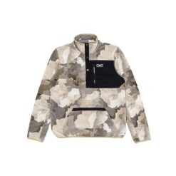 Bluza sherpa męska Colourwear Snap Pile. Brązowe bluzy bez kaptura męskie Colourwear, m. Za 499.99 zł.