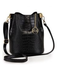 Mia Tomazzi Skórzana torebka "Mottarone" w kolorze czarnym - 20 x 24 x 15 cm rozmiar: onesize. Czarne torebki klasyczne damskie Mia Tomazzi, bez wzorów, z materiału, bez dodatków. Za 304.99 zł.