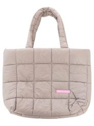 Zwillingsherz Shopper bag "Uni" w kolorze szarym - 48 x 36 cm rozmiar: onesize. Szare shopper bag damskie Zwillingsherz, bez wzorów, z materiału, na ramię, pikowane, bez dodatków. Za 109.95 zł.