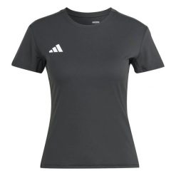 Koszulka I T-Shirt Adidas Sport Adizero Damskie. Czarne bluzki sportowe damskie Adidas, l, z materiału, bez kołnierzyka, bez ramiączek. Za 168.99 zł.
