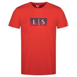 Męskie T-shirt Allyss 2XL - Wygodna i Stylowa Bawełna. Czerwone t-shirty męskie LOOP, m, bez wzorów, z bawełny, bez kołnierzyka. Za 64.79 zł.