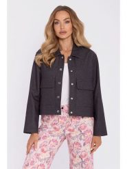 Made of emotion Kurtka w kolorze antracytowym rozmiar: XXL/3XL. Czarne kurtki damskie Made Of Emotion, xl, bez wzorów, bez kaptura. Za 234.99 zł.