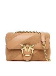 PINKO Torebka Love Puff Mini Cl AI 25-26 PLTT 100039 A2JY Różowy. Czerwone torebki wieczorowe Pinko, bez wzorów, ze skóry, wizytowe, bez kołnierzyka, bez ramiączek. Za 1,759.00 zł.