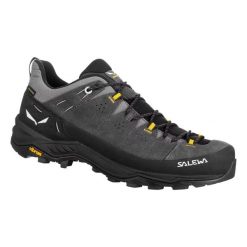 Buty trekkingowe Salewa ALP Trainer 2 GTX. Czarne buty trekkingowe męskie Salewa, z gore-texu, bez zapięcia, trekkingowe, gore-tex. Za 919.99 zł.