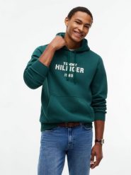 Tommy Hilfiger bluza z kapturem Mężczyźni zielony, XL. Zielone bluzy z kapturem męskie Tommy Hilfiger, m. Za 409.95 zł.