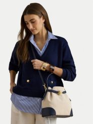 LAUREN RALPH LAUREN Torebka 431P04294004 Beżowy. Brązowe torebki klasyczne damskie Lauren Ralph Lauren, bez wzorów, z materiału, bez dodatków. Za 1,698.99 zł.