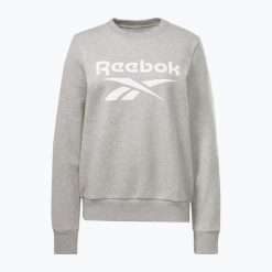 Bluza damska Reebok Identity Big Logo Fleece Crew. Szare bluzy bez kaptura damskie Reebok. Za 219.99 zł.