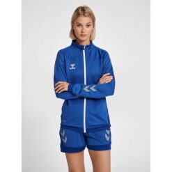 Damska kurtka zapinana na zamek Hummel hmlLEAD poly. Niebieskie kurtki damskie HUMMEL, na wiosnę, xl, bez wzorów, z materiału, bez kaptura. Za 159.80 zł.